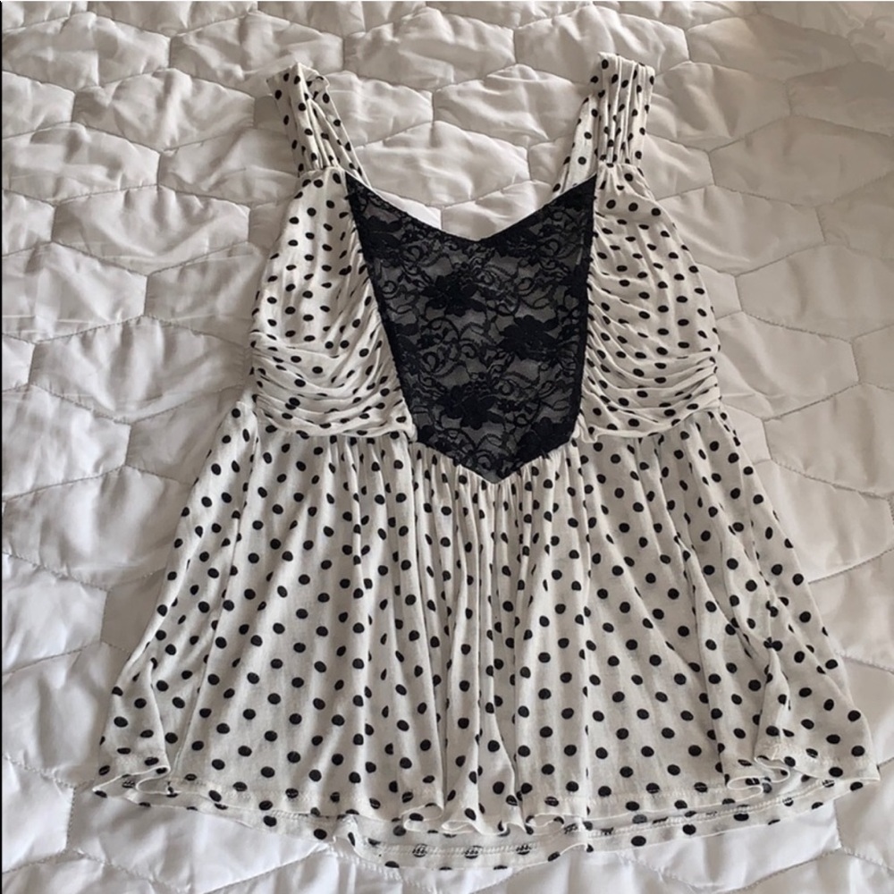 Polka dot top